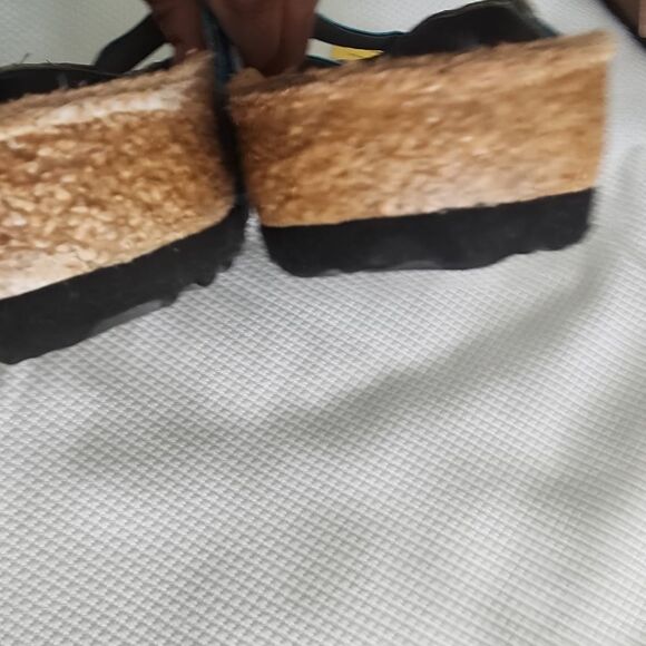 Birkenstock Tatami Blue Sandals with Contoured Footbed and Sparkling Straps - Picture 5 of 6